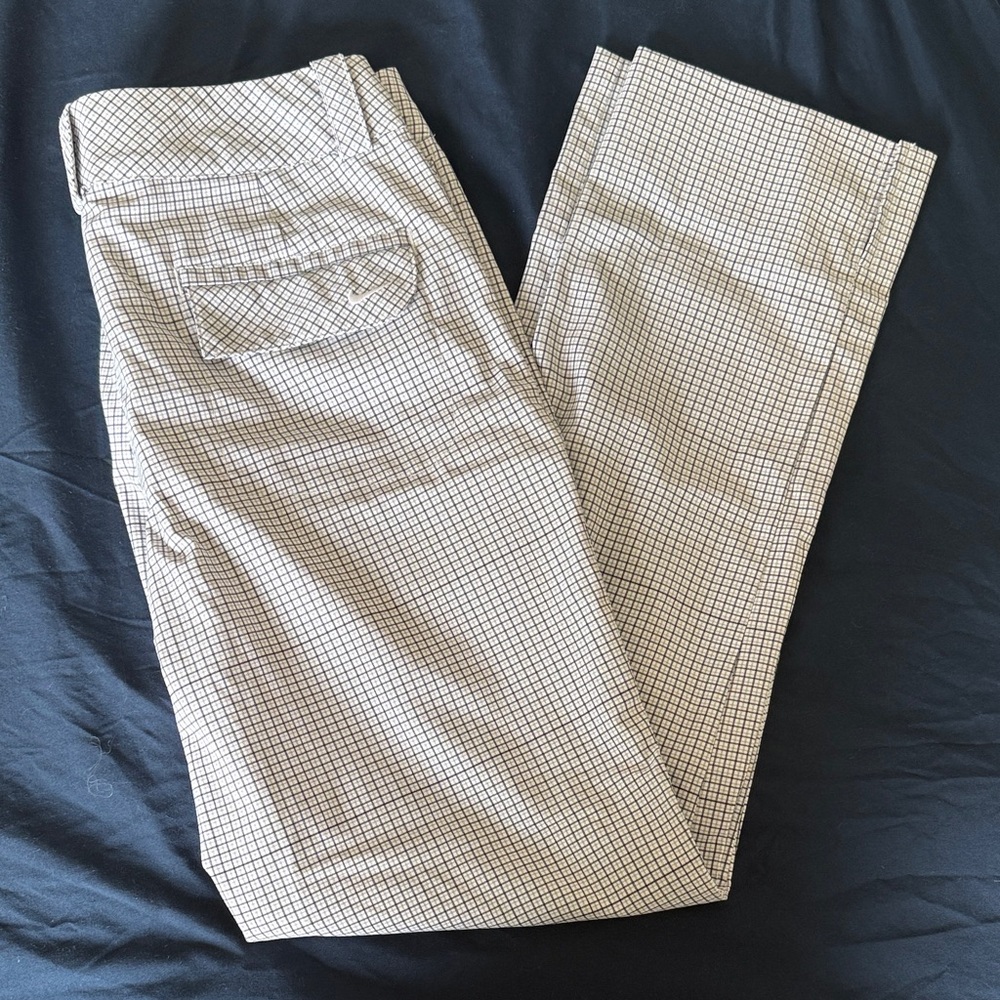 Nike women’s Plaid golf Pants - grey/ blue
